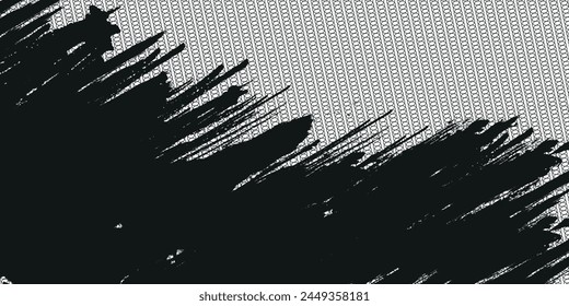 Halftone dots white \u0026 black color pattern gradient grunge texture background. Modern dot pop art comic sport style vector illustration.