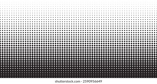 Halftone dotted abstract background. Grain gradient texture background with dots. Noise Stipple pointillism pattern. Sand, grain, grunge