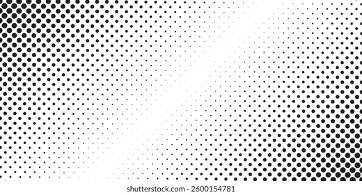 Halftone dotted abstract background. Grain gradient texture background with dots. Noise Stipple pointillism pattern modern