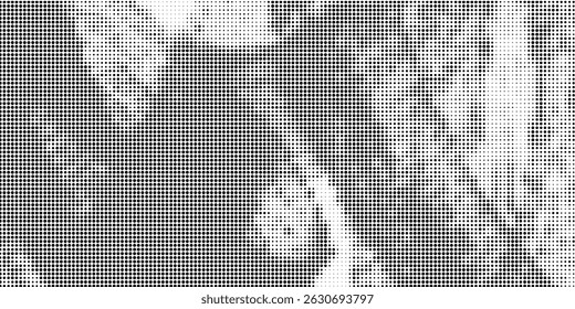 Halftone dotted abstract background. Grain gradient texture background with dots. Noise Stipple pointillism pattern. Sand, grain, grunge stipple effect. Abstract texture, engraved overlay. Vector