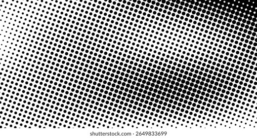 Meio-tom pontilhado plano de fundo abstrato. Fundo de textura de gradiente de grão com pontos. Padrão de pontilhismo de pontilhado de ruído. Areia, grãos, efeito pontilhado grunge. Textura abstrata, sobreposição gravada. 