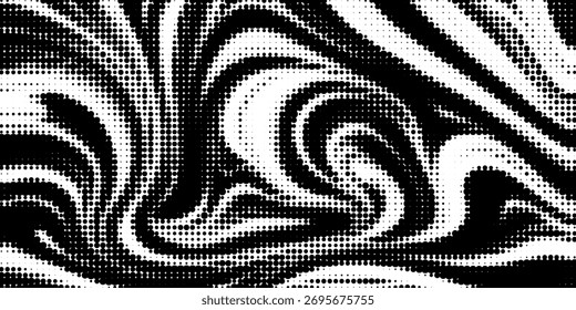 Meio-tom pontilhado plano de fundo abstrato. Fundo de textura de gradiente de grão com pontos. Padrão de pontilhismo de pontilhado de ruído. Areia, grãos, efeito pontilhado grunge. Textura abstrata, ilustração vetorial. moderno