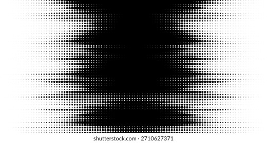 Fondo abstracto punteado de semitono. Fondo de textura de gradiente de grano con puntos. Patrón de puntillismo de Stipple de ruido. Arena, grano, efecto punteado grunge. Textura Abstractas, Ilustración vectorial. Moderno