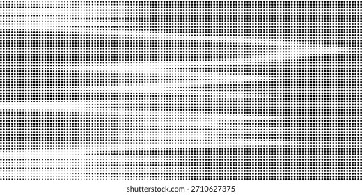 Halftone dotted abstract background. Grain gradient texture background with dots. Noise Stipple pointillism pattern. Sand, grain, grunge stipple effect. Abstract texture, vector illustration. modern