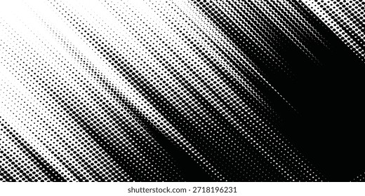 Meio-tom pontilhado plano de fundo abstrato. Fundo de textura de gradiente de grão com pontos