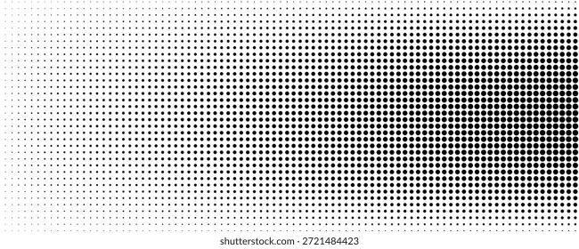 Fondo abstracto punteado de semitono. Fondo de textura de gradiente de grano con puntos. Patrón de puntillismo de Stipple de ruido. Arena, grano, efecto punteado grunge. Textura Abstractas, Ilustración vectorial. Moderno