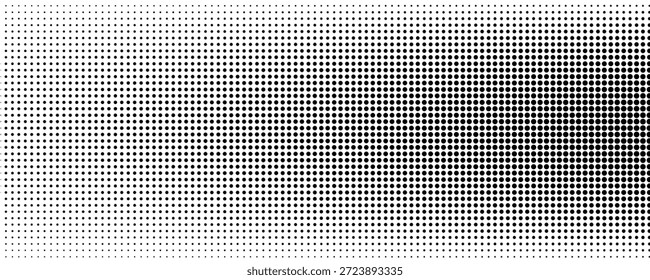 Halftone dotted abstract background. Grain gradient texture background with dots. Noise Stipple pointillism pattern. Sand, grain, grunge stipple effect. Abstract texture, vector illustration. modern

