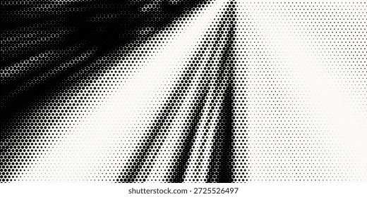 Halftone dotted abstract background. Grain gradient texture background with dots. Noise Stipple pointillism pattern. Sand, grain, grunge stipple effect. Abstract texture, vector illustration. modern