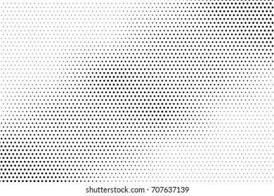 Halftone dotted background. Abstract monochrome backdrop. Pattern with small circles, dots, design element for web banners, posters, cards, wallpapers, sites. Black and white color Vector illustration