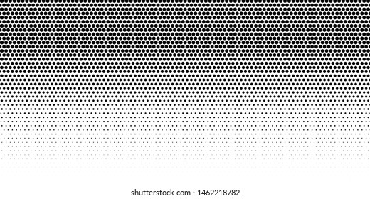 Halftone dotted background. Black dots in modern style on a white background. Vintage illustration for design concept. Modern texture. Polka dot style texture.