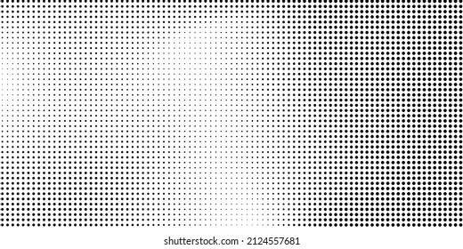 El fondo está salpicado de semitono. Los puntos negros en un estilo moderno con un fondo blanco. Ilustración vintage para el concepto de diseño. Textura moderna. Textura estilo punto polka.