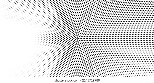 El fondo está salpicado de semitono. Los puntos negros en un estilo moderno con un fondo blanco. Ilustración vintage para el concepto de diseño. Textura moderna. Textura estilo punto polka.