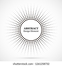 Halftone dotted background circularly distributed. Halftone effect vector pattern. Circle dots isolated on the white background.
Border logo icon. Draft emblem for your design.