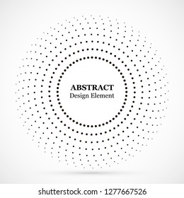 Halftone dotted background circularly distributed. Halftone effect vector pattern. Circle dots isolated on the white background.
Border logo icon. Draft emblem for your design.