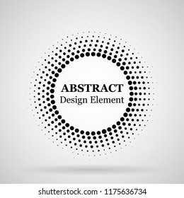 Halftone dotted background. Halftone effect vector pattern. Circle dots isolated on the white background.