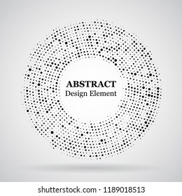 Halftone dotted background. Halftone effect vector pattern. Circle dots isolated on the white background.