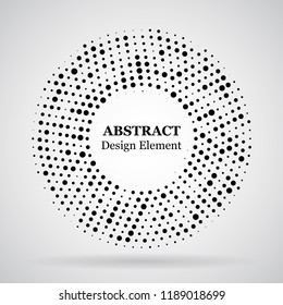 Halftone dotted background. Halftone effect vector pattern. Circle dots isolated on the white background.