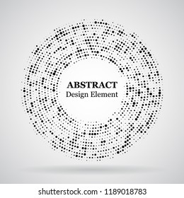 Halftone dotted background. Halftone effect vector pattern. Circle dots isolated on the white background.