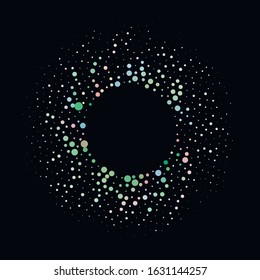 Halftone dotted background. Halftone effect vector pattern. Circle dots isolated on the white background.	