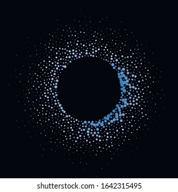 Halftone dotted background. Halftone effect vector pattern. Circle dots isolated on the white background.	