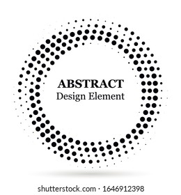 Halftone dotted background. Halftone effect vector pattern. Circle dots isolated on the white background.	