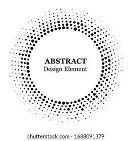 Halftone dotted background. Halftone effect vector pattern. Circle dots isolated on the white background.	