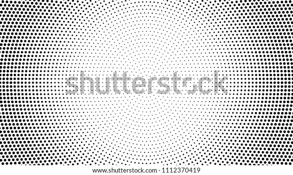網点の背景 ハーフトーンエフェクトのベクター画像パターン 白い背景に円のドット のベクター画像素材 ロイヤリティフリー