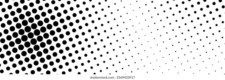 Halftone dotted background. Manga style. Vector illustration