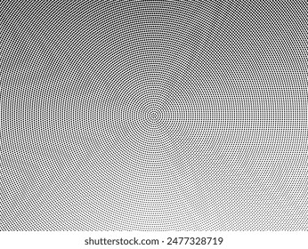 Halftone dotted background. Pattern with circles, dots. Design for web banners, Wallpaper, sites. Vector illustration. Pop art style Black and white colour. Comic book pattern