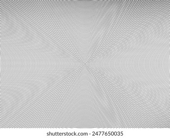 Halftone dotted background. Pattern with circles, dots. Design for web banners, Wallpaper, sites. Vector illustration. Pop art style Black and white colour. Comic book pattern