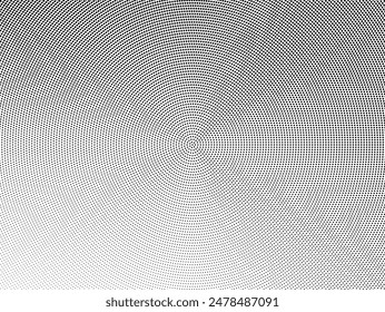 Halftone dotted background. Pattern with circles, dots. Design for web banners, Wallpaper, sites. Vector illustration. Pop art style Black and white colour. Comic book pattern