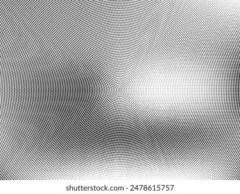 Halftone dotted background. Pattern with circles, dots. Design for web banners, Wallpaper, sites. Vector illustration. Pop art style Black and white colour. Comic book pattern
