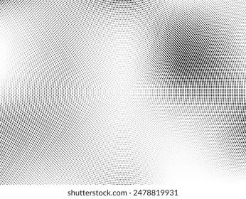 Halftone dotted background. Pattern with circles, dots. Design for web banners, Wallpaper, sites. Vector illustration. Pop art style Black and white colour. Comic book pattern