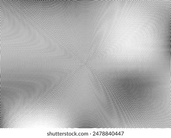 Halftone dotted background. Pattern with circles, dots. Design for web banners, Wallpaper, sites. Vector illustration. Pop art style Black and white colour. Comic book pattern