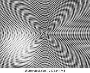 Halftone dotted background. Pattern with circles, dots. Design for web banners, Wallpaper, sites. Vector illustration. Pop art style Black and white colour. Comic book pattern