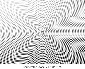 Halftone dotted background. Pattern with circles, dots. Design for web banners, Wallpaper, sites. Vector illustration. Pop art style Black and white colour. Comic book pattern