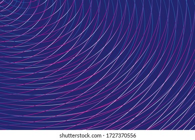 Halftone dotted background. Pattern with thin lines, design element for web banners, posters, cards, wallpapers, backgrounds, sites. Blue, gradient. Vector illustration