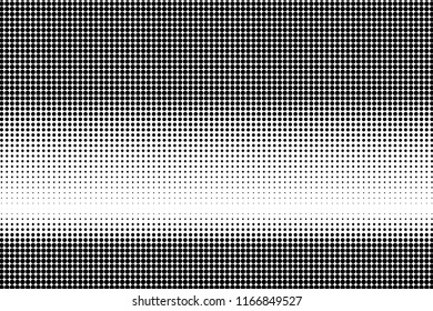 Halftone dotted background. Pop art style. Pattern with circles, dots. Radiating from the center starburst, sun burst rays, lines. Backdrop, design for web banners, Wallpaper,sites Vector illustration
