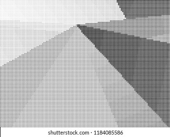 Halftone dotted background. Pop art style. Retro pattern with circles, dots, design element for web banners, posters, cards, Wallpaper, backdrops, sites. Black and white color. Vector illustration