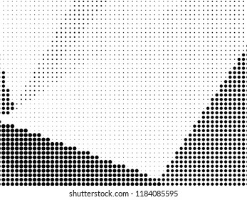 Halftone dotted background. Pop art style. Retro pattern with circles, dots, design element for web banners, posters, cards, Wallpaper, backdrops, sites. Black and white color. Vector illustration