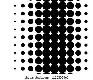 Halftone dotted background. Pop art style. Pattern with circles, dots. Radiating from the center starburst, sun burst rays, lines. Backdrop, design for web banners, Wallpaper,sites Vector illustration