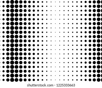 Halftone dotted background. Pop art style. Pattern with circles, dots. Radiating from the center starburst, sun burst rays, lines. Backdrop, design for web banners, Wallpaper,sites Vector illustration