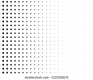 Halftone dotted background. Pop art style. Pattern with circles, dots. Radiating from the center starburst, sun burst rays, lines. Backdrop, design for web banners, Wallpaper,sites Vector illustration