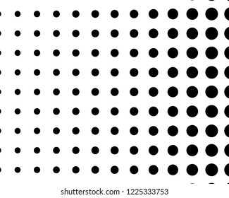 Halftone dotted background. Pop art style. Pattern with circles, dots. Radiating from the center starburst, sun burst rays, lines. Backdrop, design for web banners, Wallpaper,sites Vector illustration