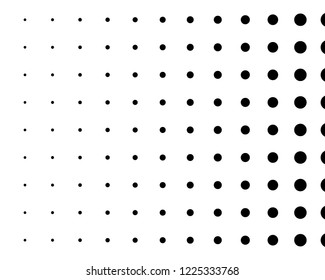 Halftone dotted background. Pop art style. Pattern with circles, dots. Radiating from the center starburst, sun burst rays, lines. Backdrop, design for web banners, Wallpaper,sites Vector illustration