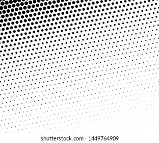 Halftone dotted background. Pop art style. Pattern with small circles, dots, design element for web banners, posters, cards, wallpapers, backdrops, sites. Black and white color. Vector illustration
