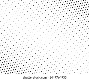 Halftone dotted background. Pop art style. Pattern with small circles, dots, design element for web banners, posters, cards, wallpapers, backdrops, sites. Black and white color. Vector illustration
