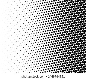 Halftone dotted background. Pop art style. Pattern with small circles, dots, design element for web banners, posters, cards, wallpapers, backdrops, sites. Black and white color. Vector illustration
