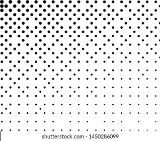 Halftone dotted background. Pop art style. Pattern with small circles, dots, design element for web banners, posters, cards, wallpapers, backdrops, sites. Black and white color. Vector illustration
