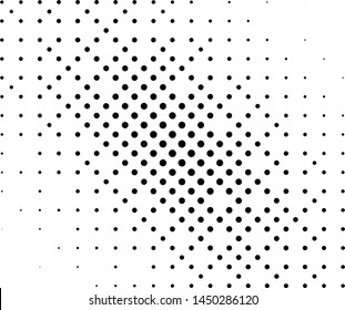 Halftone dotted background. Pop art style. Pattern with small circles, dots, design element for web banners, posters, cards, wallpapers, backdrops, sites. Black and white color. Vector illustration
